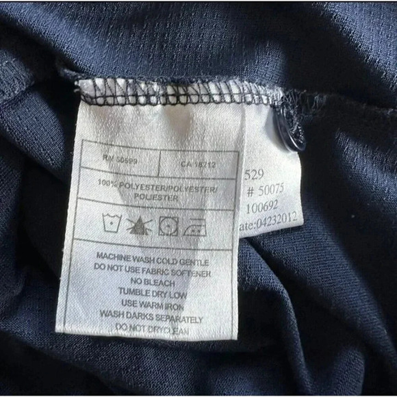 Antigua Denver Broncos Shirt Mens XL Blue NFL Football Team Logo Polyester Polo - Picture 9 of 10